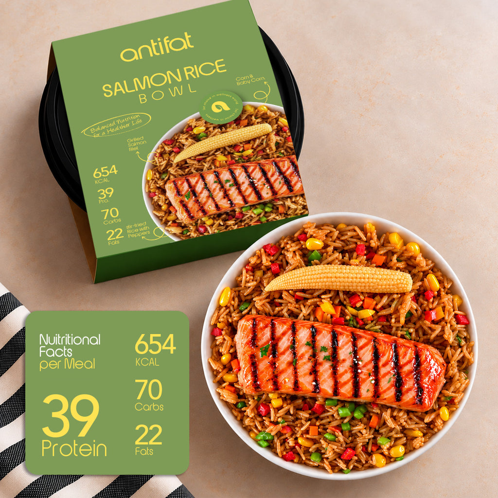 Grilled Salmon Rice Bowl