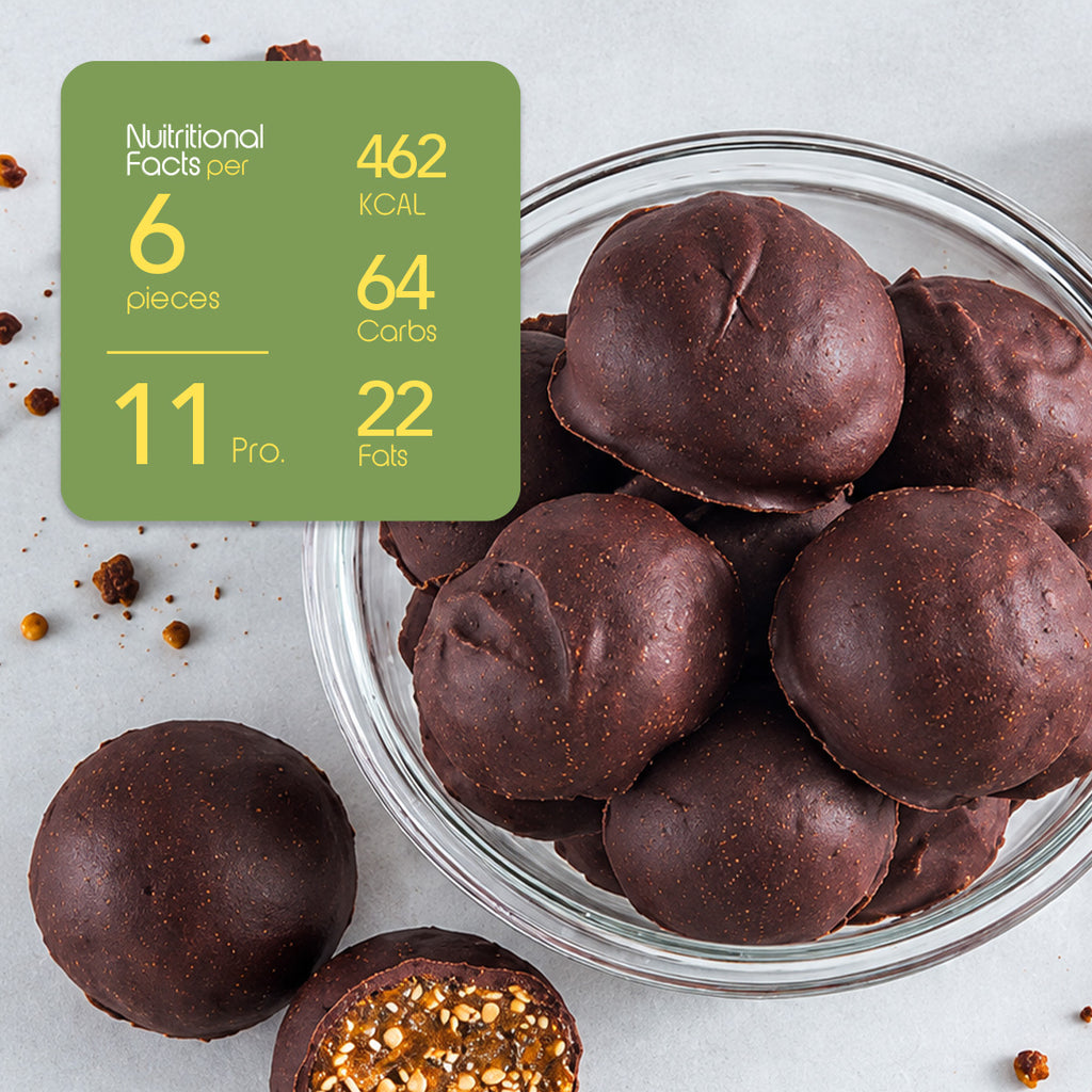 Date & Choco Energy Bites (6 Pieces)