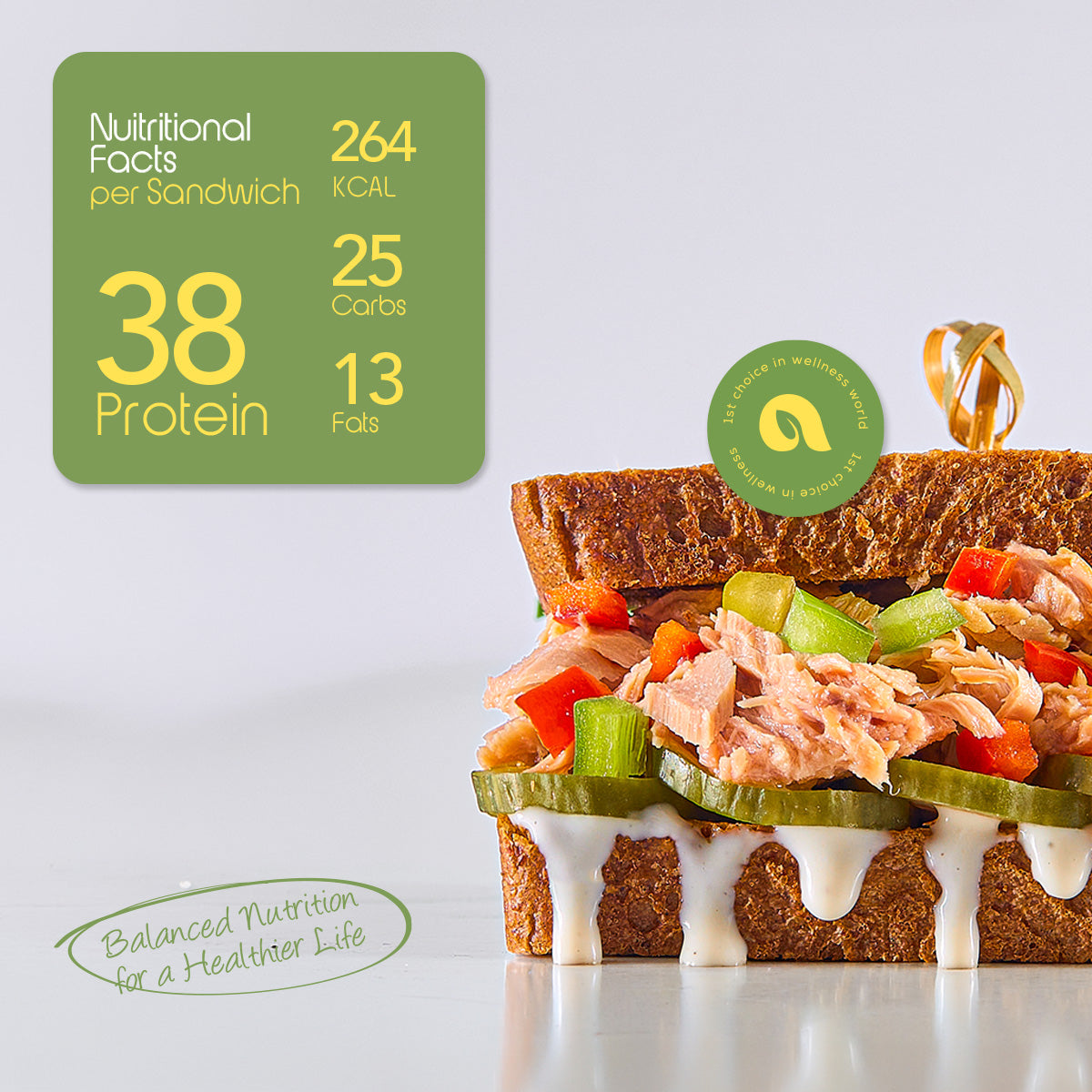 Tuna Ranch Club Sandwich
